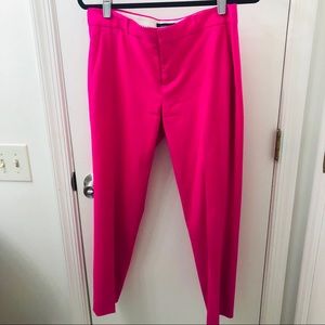 Hot pink pants